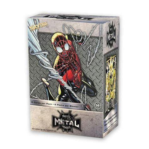 2021 upper deck marvel spider-man metal universe box|metal universe Spider-Man box.